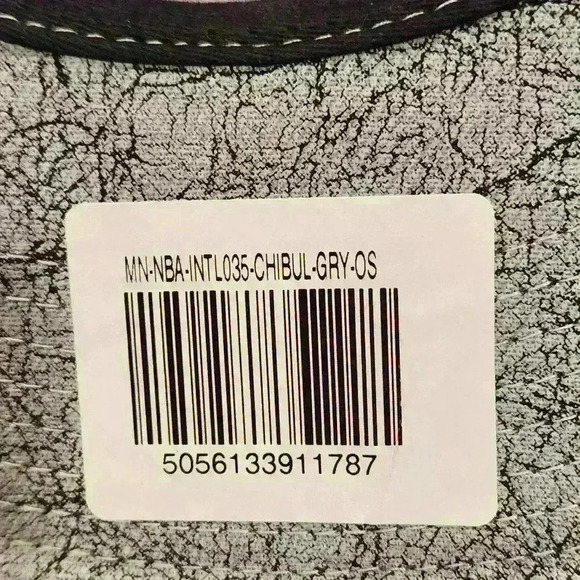 Mitchell & Ness Chicago Bulls Grey Adjustable One-Size Snap-Back NBA Cap Hat - Picture 6 of 10
